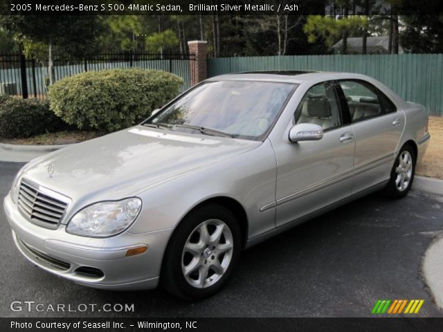 2005 Mercedes-Benz S 500 4Matic Sedan in Brilliant Silver Metallic