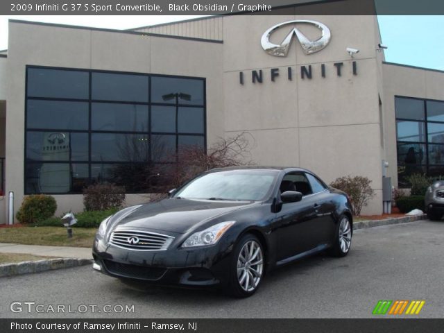 2009 Infiniti G 37 S Sport Convertible in Black Obsidian