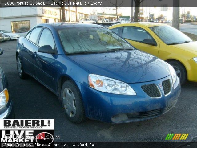 2006 Pontiac G6 Sedan in Electric Blue Metallic