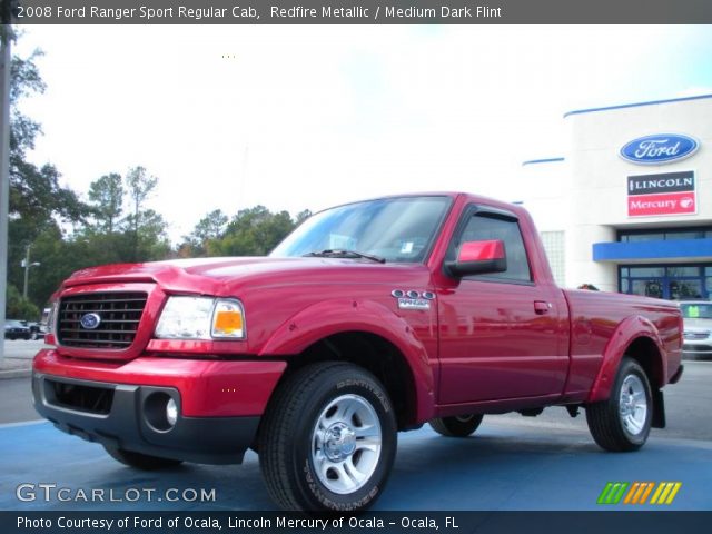 2008 Ford Ranger Sport Regular Cab in Redfire Metallic
