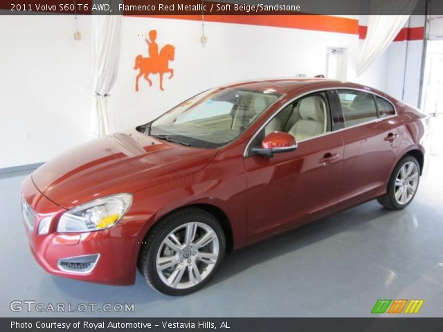 2011 Volvo S60 T6 AWD in Flamenco Red Metallic