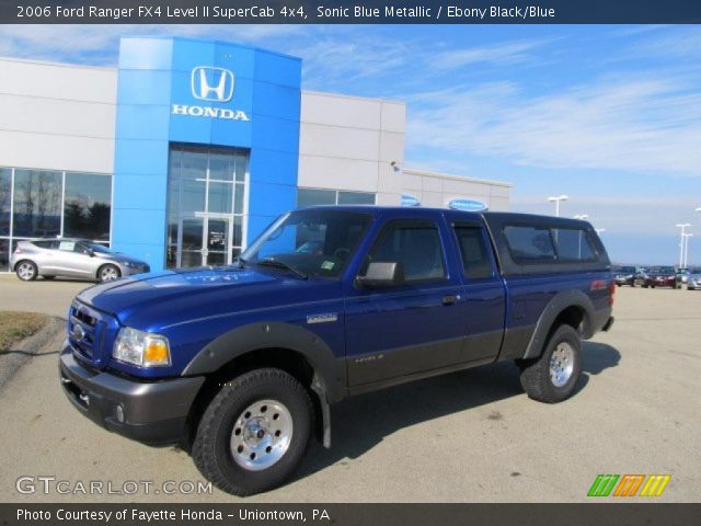 2006 Ford Ranger FX4 Level II SuperCab 4x4 in Sonic Blue Metallic