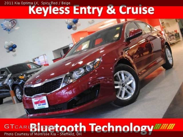 2011 Kia Optima LX in Spicy Red