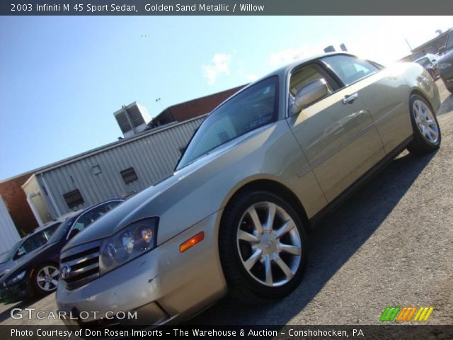 2003 Infiniti M 45 Sport Sedan in Golden Sand Metallic