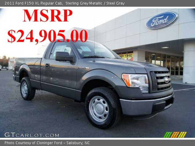 2011 Ford F150 XL Regular Cab in Sterling Grey Metallic