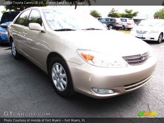 2004 Toyota Camry LE V6 in Desert Sand Mica