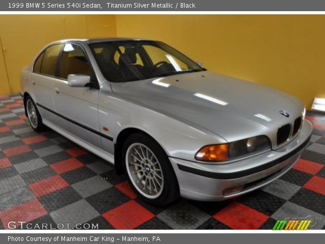 1999 BMW 5 Series 540i Sedan in Titanium Silver Metallic