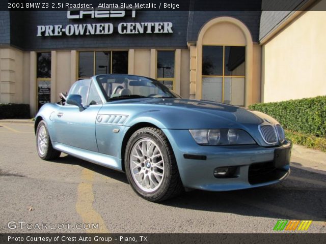 2001 BMW Z3 2.5i Roadster in Atlanta Blue Metallic