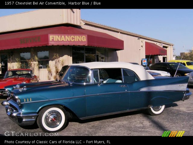 1957 Chevrolet Bel Air Convertible in Harbor Blue