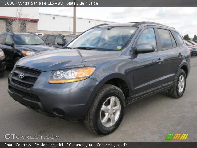 2008 Hyundai Santa Fe GLS 4WD in Slate Blue