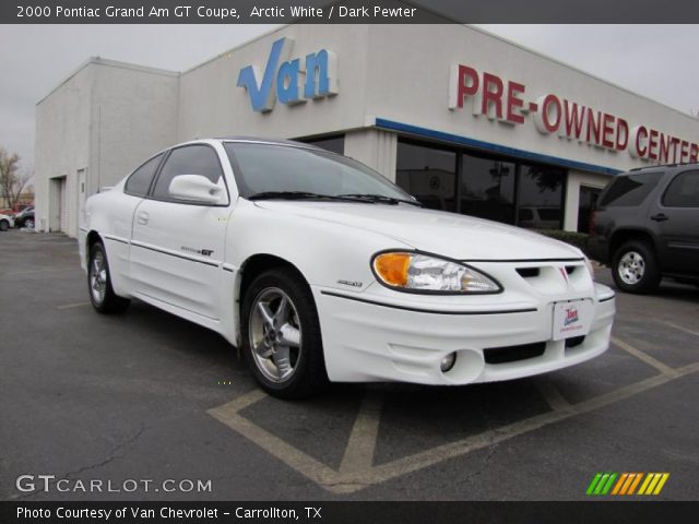 2000 Pontiac Grand Am GT Coupe in Arctic White