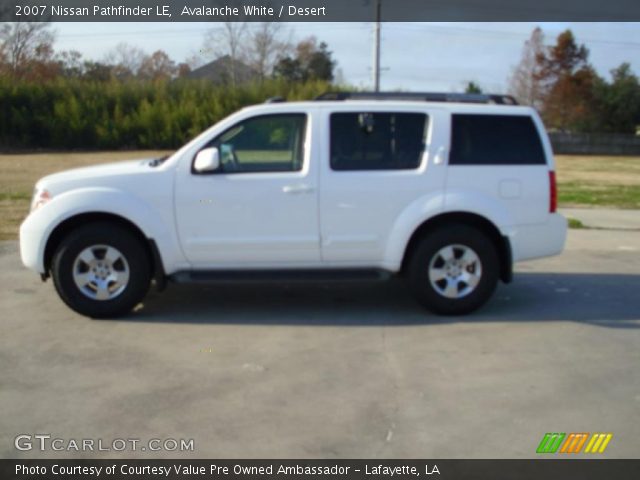 2007 Nissan Pathfinder LE in Avalanche White