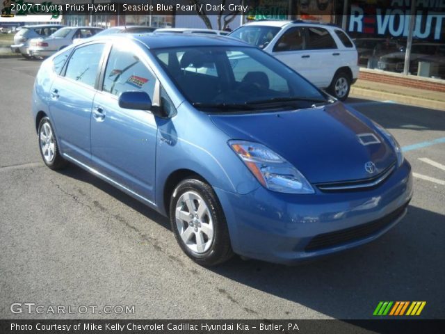 2007 Toyota Prius Hybrid in Seaside Blue Pearl