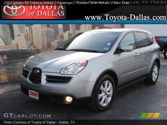 2007 Subaru B9 Tribeca Limited 7 Passenger in Titanium Silver Metallic