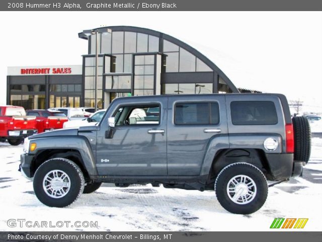 2008 Hummer H3 Alpha in Graphite Metallic