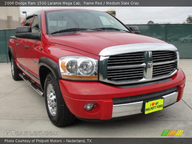 Flame Red 2006 Dodge Ram 1500 Laramie Mega Cab Medium