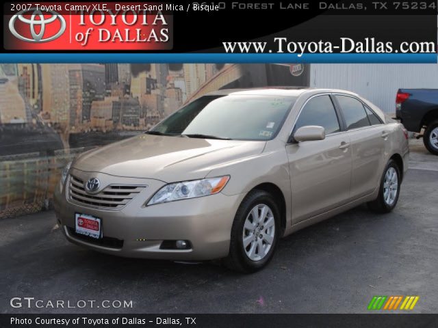 2007 Toyota Camry XLE in Desert Sand Mica