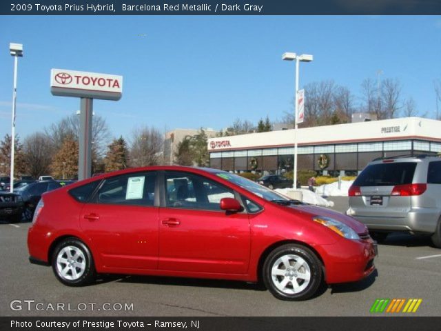 2009 Toyota Prius Hybrid in Barcelona Red Metallic