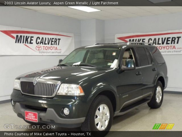 2003 Lincoln Aviator Luxury in Aspen Green Metallic