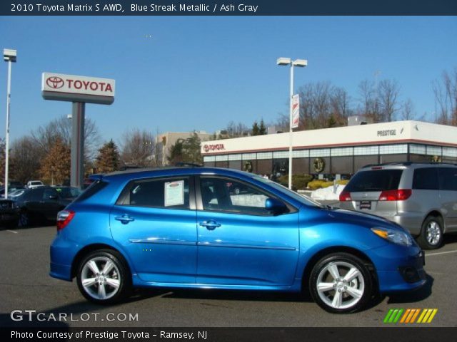 2010 Toyota Matrix S AWD in Blue Streak Metallic