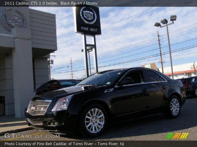 2011 Cadillac CTS 3.0 Sedan in Black Raven