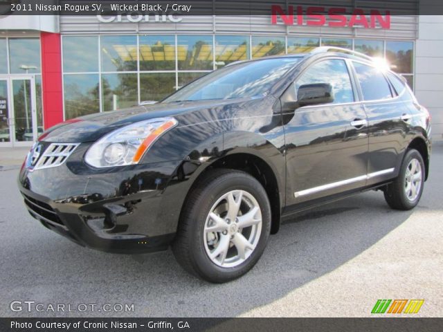 2011 Nissan Rogue SV in Wicked Black