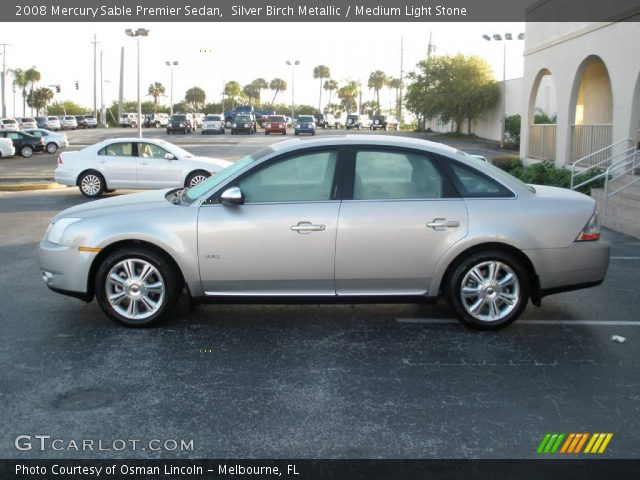 2008 Mercury Sable Premier Sedan in Silver Birch Metallic