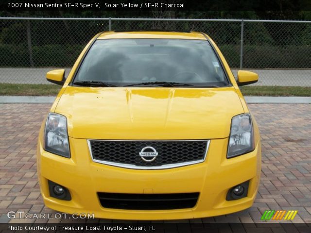 2007 Nissan Sentra SE-R Spec V in Solar Yellow