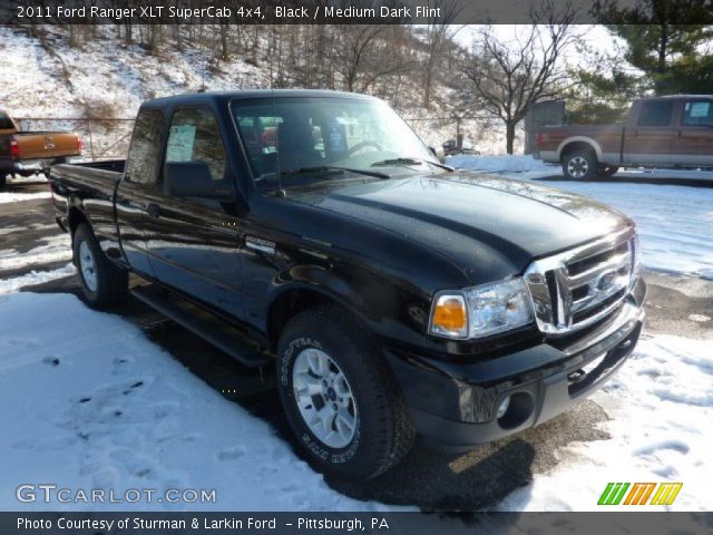 2011 Ford Ranger XLT SuperCab 4x4 in Black