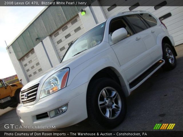 2008 Lexus GX 470 in Blizzard White Pearl