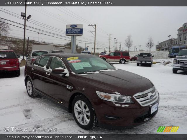 2010 Ford Taurus SEL in Cinnamon Red Metallic