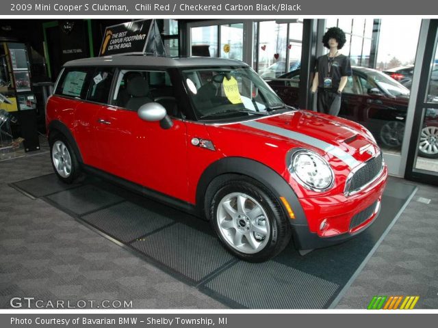 2009 Mini Cooper S Clubman in Chili Red