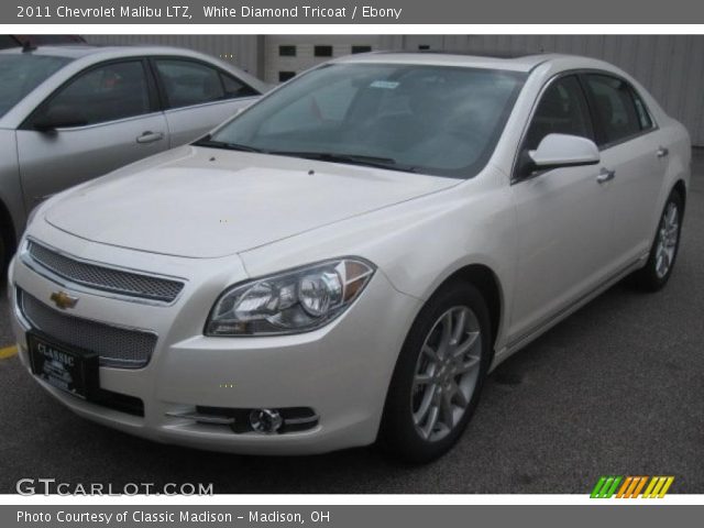 2011 Chevrolet Malibu LTZ in White Diamond Tricoat