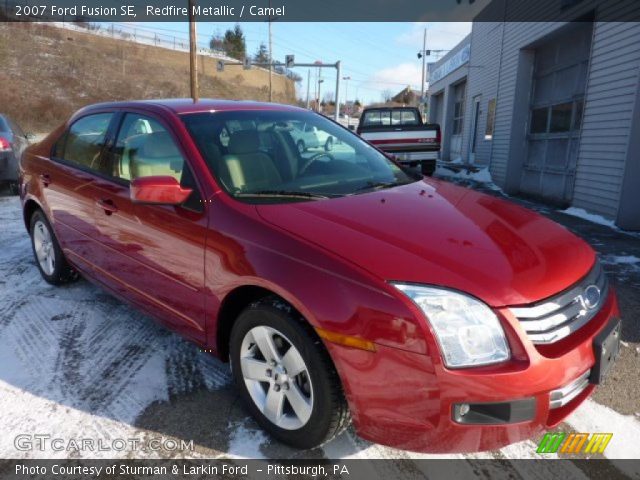 2007 Ford Fusion SE in Redfire Metallic