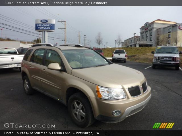 2007 Pontiac Torrent AWD in Sedona Beige Metallic