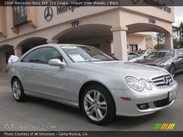 2008 Mercedes-Benz CLK 350 Coupe in Iridium Silver Metallic