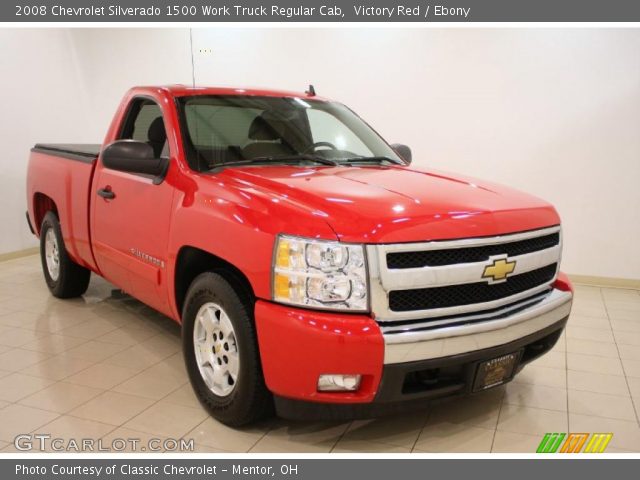 2008 Chevrolet Silverado 1500 Work Truck Regular Cab in Victory Red