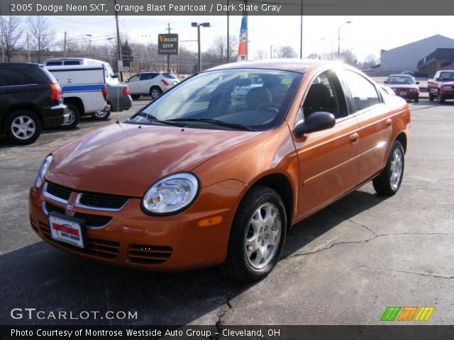 2005 Dodge Neon SXT in Orange Blast Pearlcoat