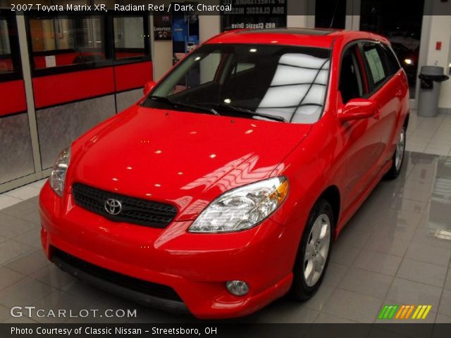 2007 Toyota Matrix XR in Radiant Red