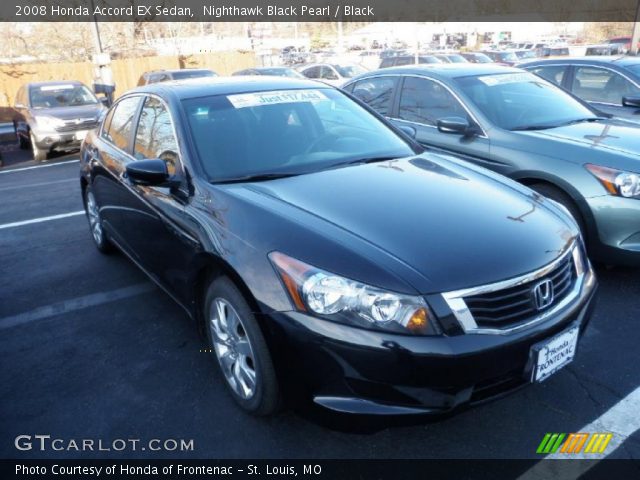 2008 Honda Accord EX Sedan in Nighthawk Black Pearl