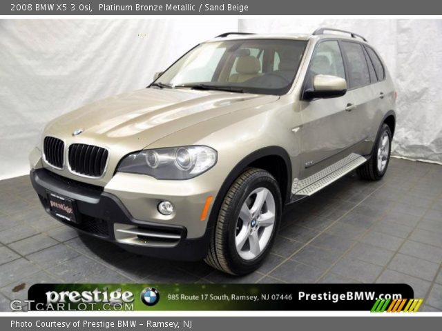 2008 BMW X5 3.0si in Platinum Bronze Metallic