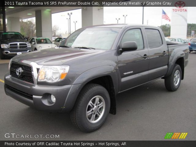 2011 Toyota Tacoma V6 SR5 PreRunner Double Cab in Magnetic Gray Metallic