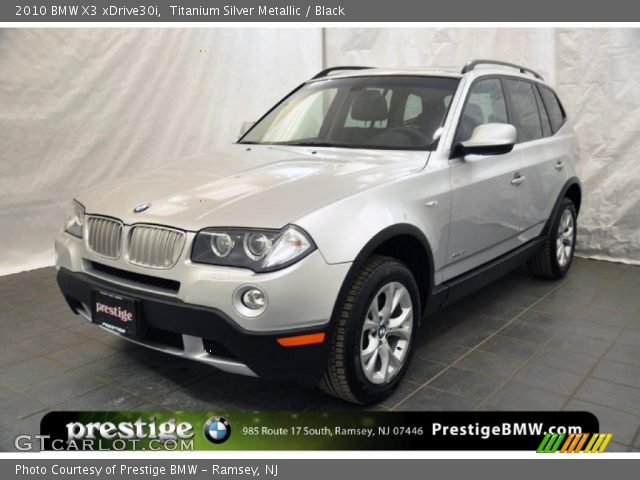 2010 BMW X3 xDrive30i in Titanium Silver Metallic