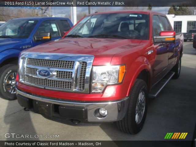 2011 Ford F150 Lariat SuperCrew 4x4 in Red Candy Metallic