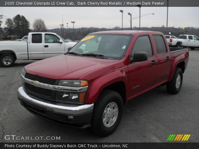 2005 Chevrolet Colorado LS Crew Cab in Dark Cherry Red Metallic