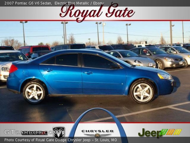 2007 Pontiac G6 V6 Sedan in Electric Blue Metallic
