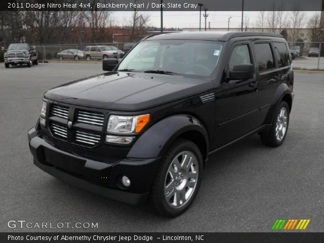 2011 Dodge Nitro Heat 4x4 in Blackberry Pearl