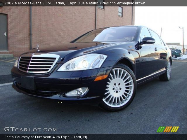 2007 Mercedes-Benz S 550 Sedan in Capri Blue Metallic