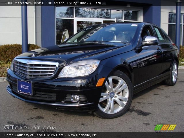 2008 Mercedes-Benz C 300 4Matic Luxury in Black