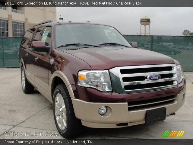 2011 Ford Expedition EL King Ranch 4x4 in Royal Red Metallic